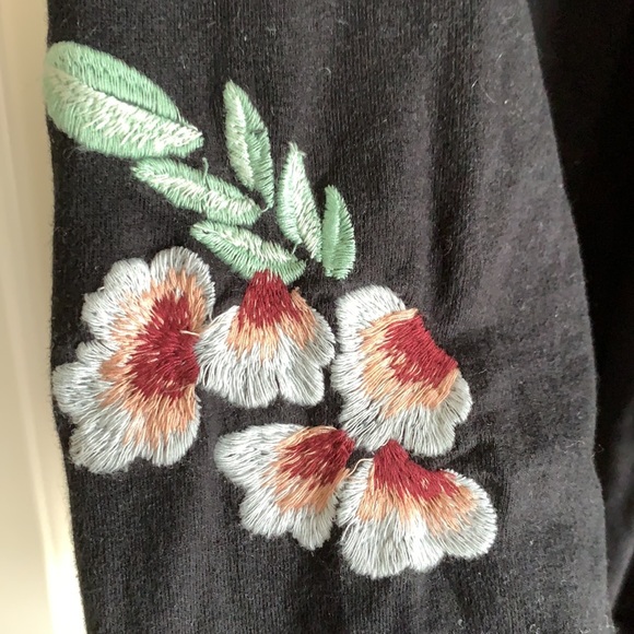 Torrid Black Embroidered Pullover - Picture 4 of 10